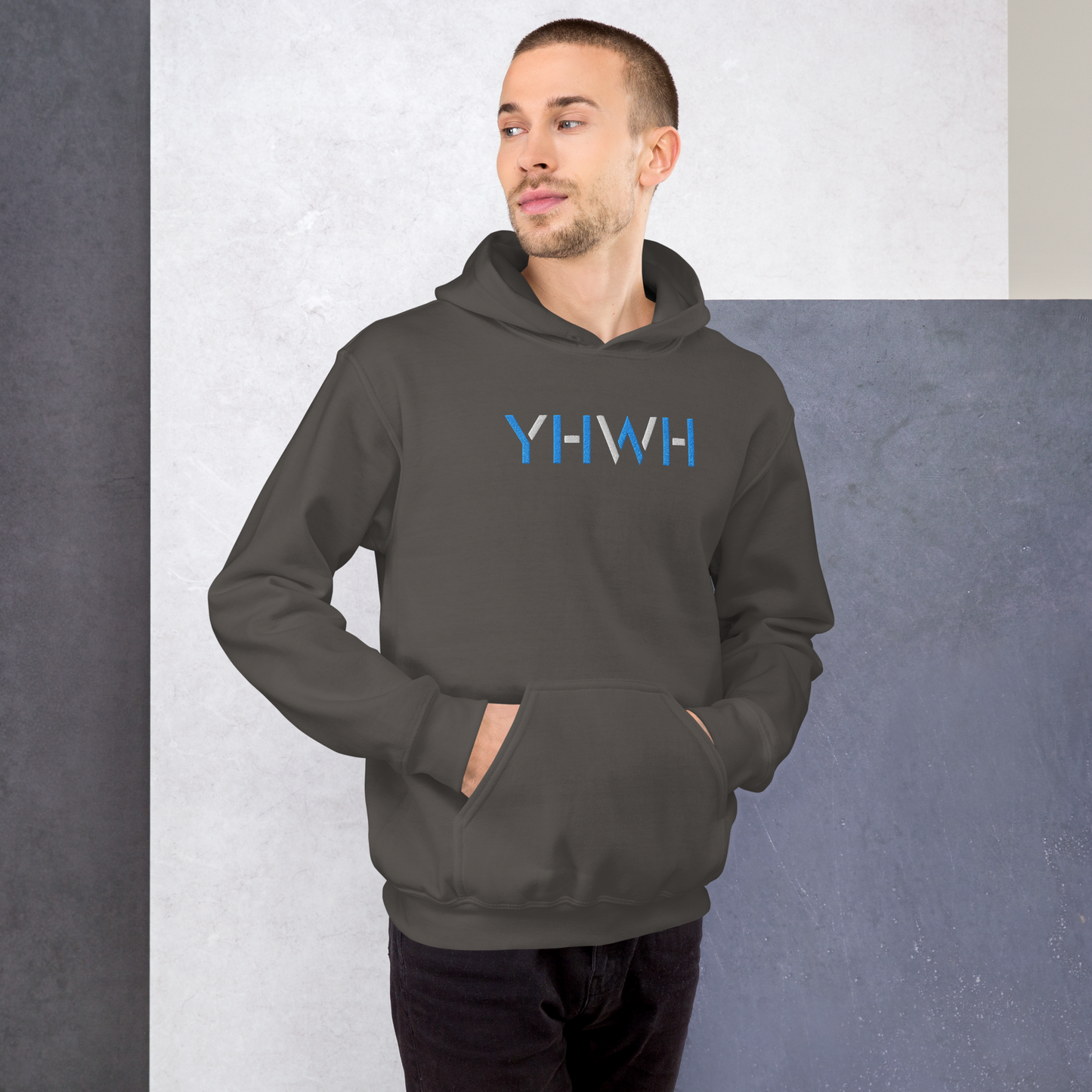 YHWH Embroidered Hoodie