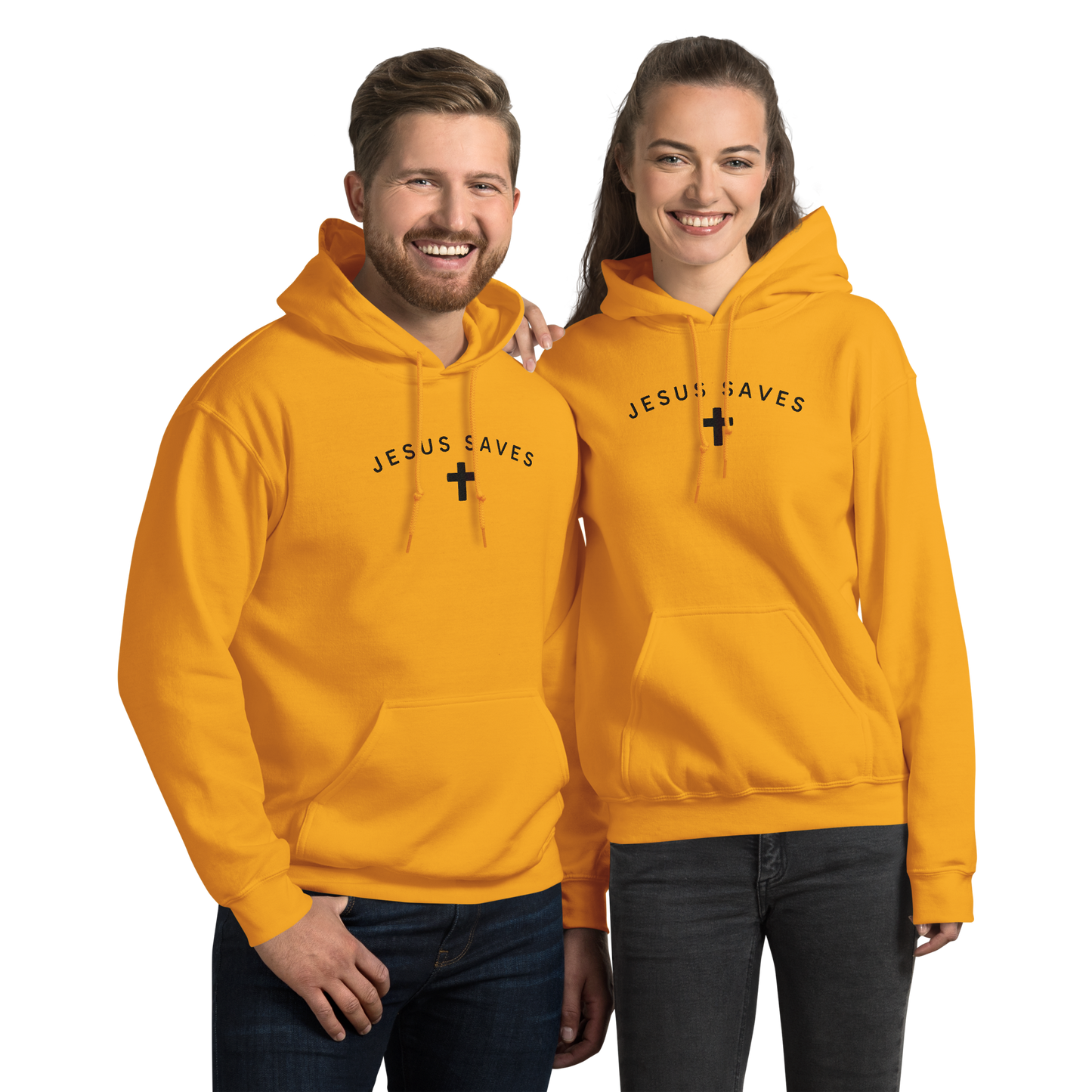Embroidered Jesus Saves Hoodie