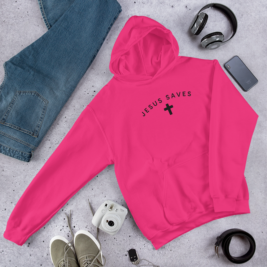 Embroidered Jesus Saves Hoodie