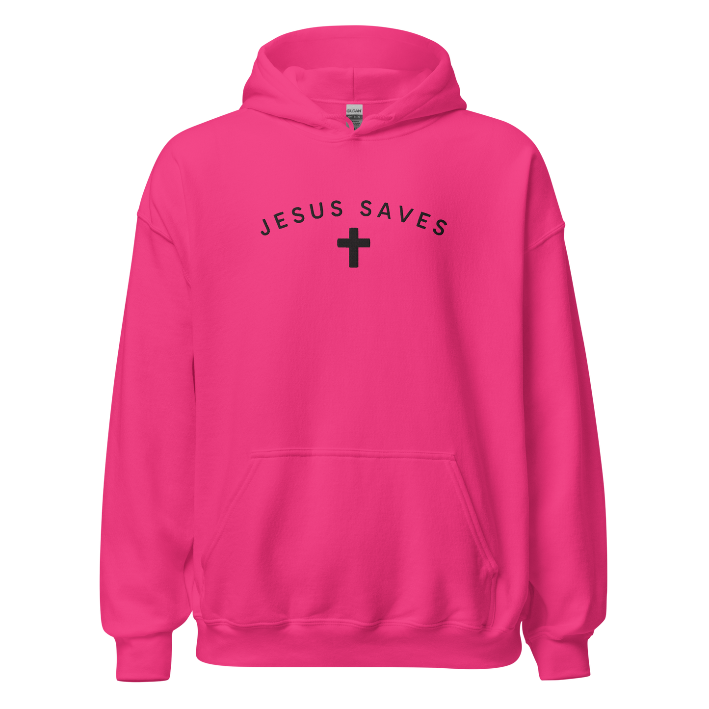 Embroidered Jesus Saves Hoodie