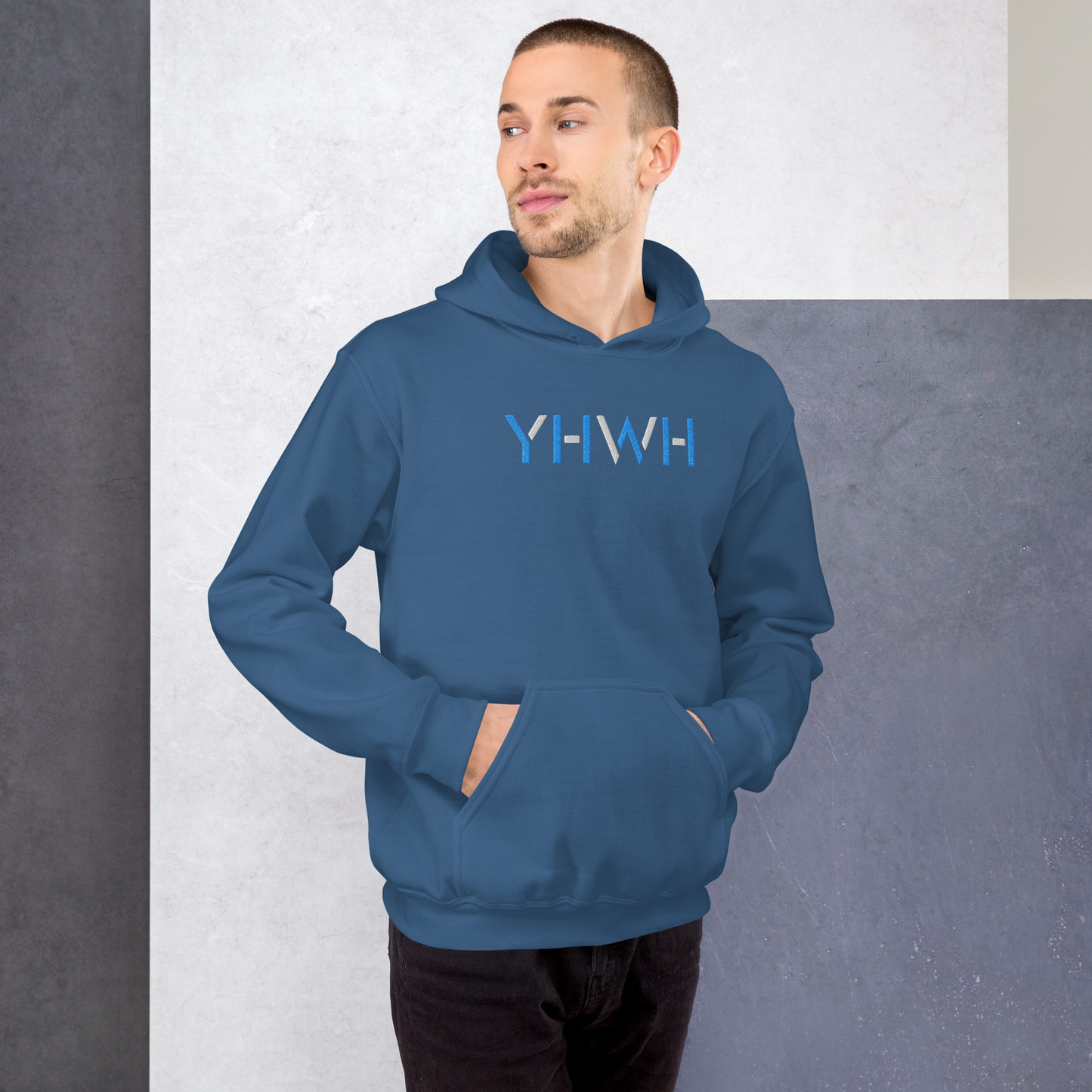 YHWH Embroidered Hoodie