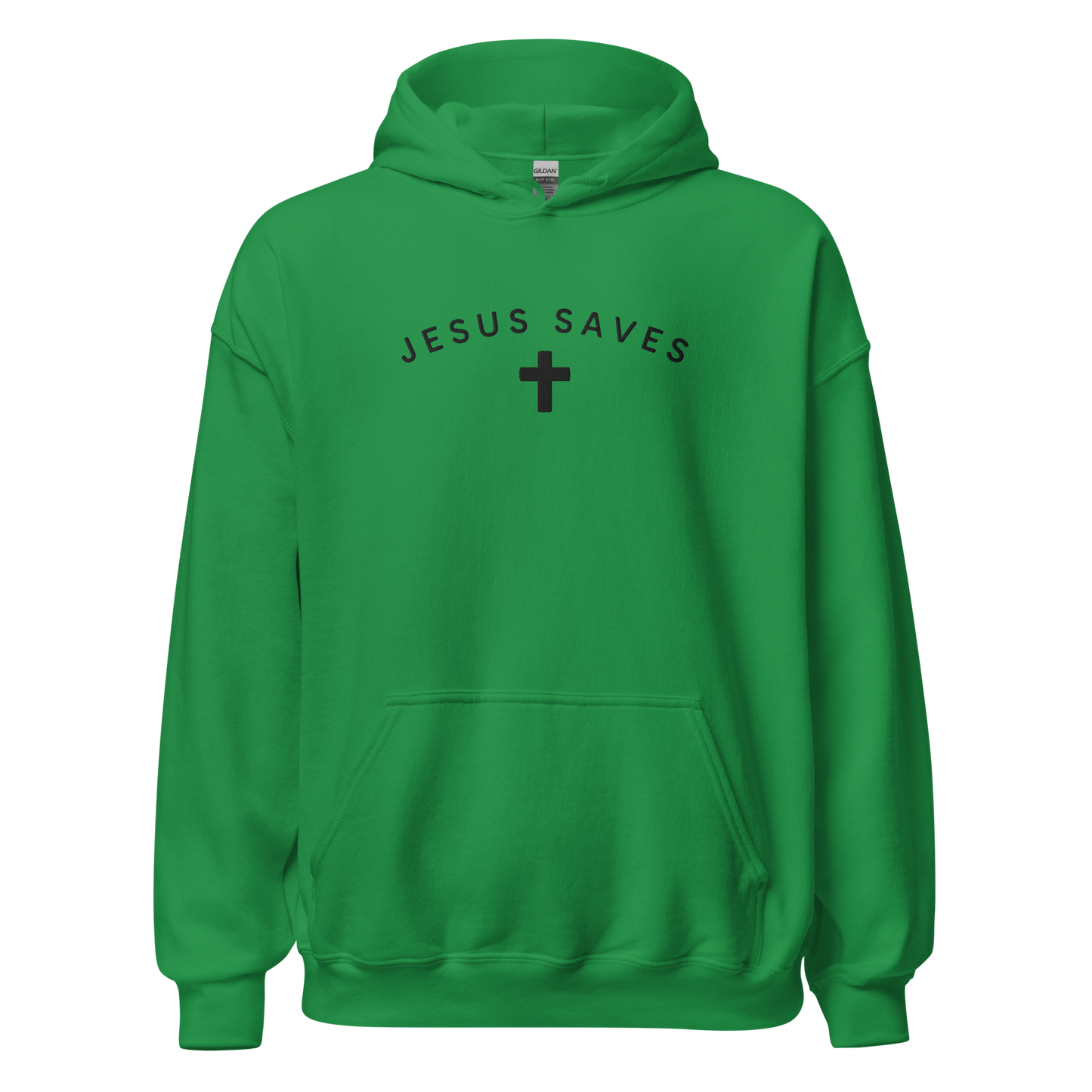 Embroidered Jesus Saves Hoodie