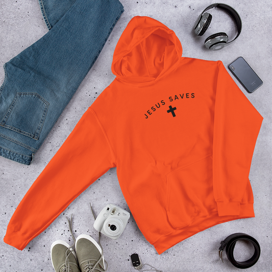 Embroidered Jesus Saves Hoodie