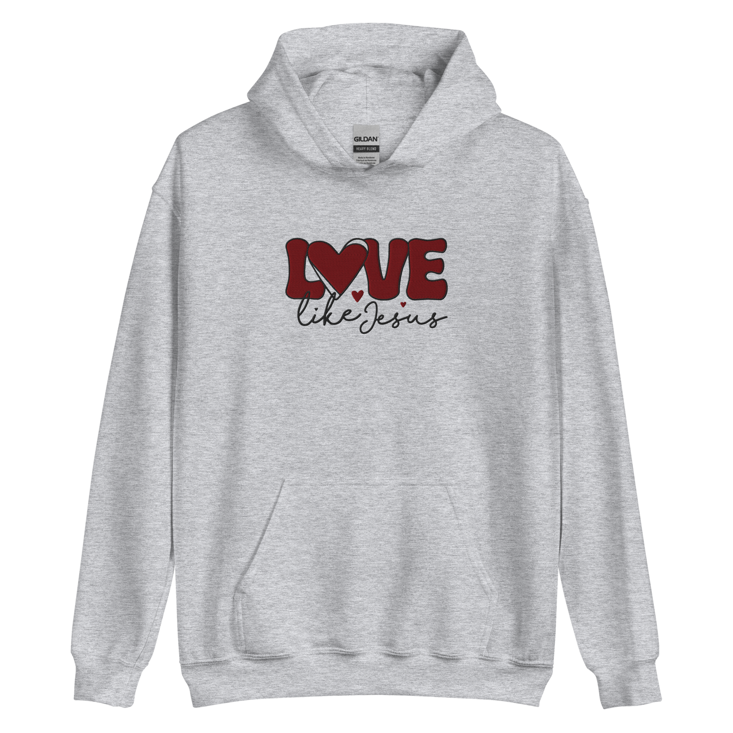 Love Like Jesus Embroidered Hoodie