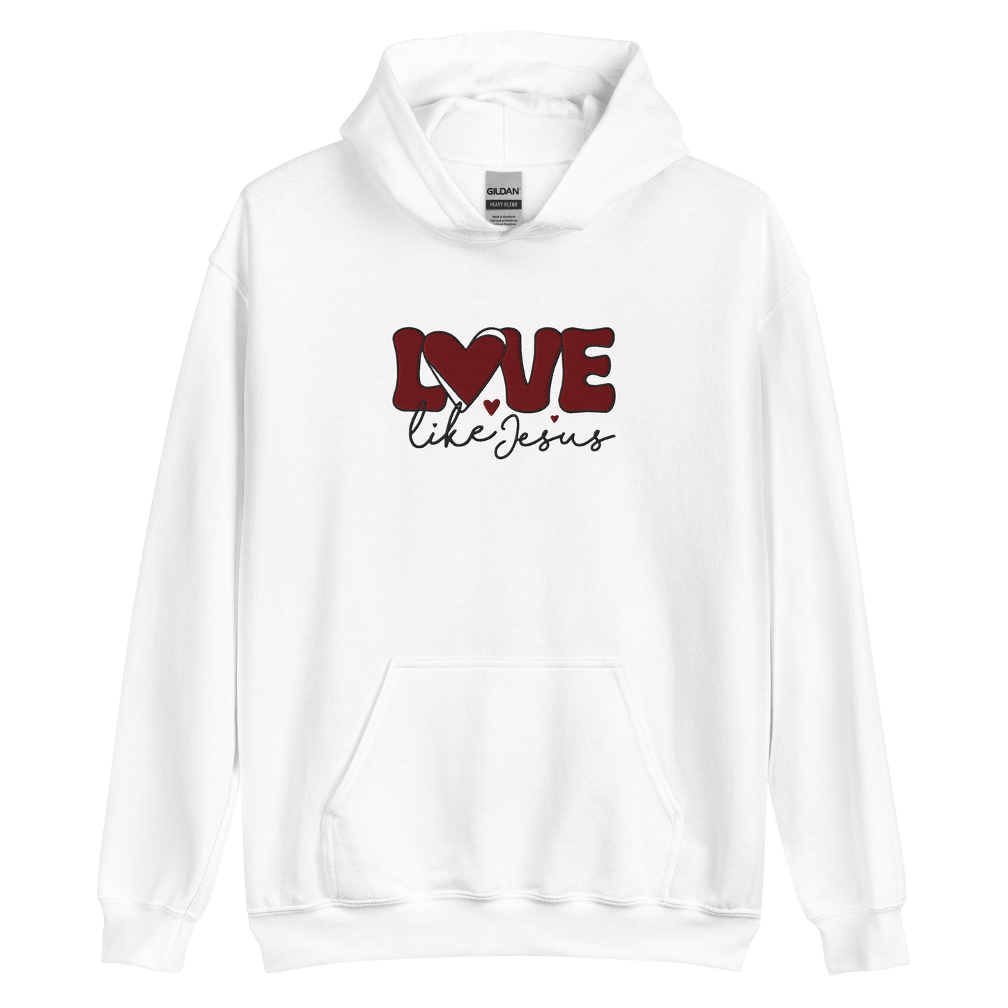 Love Like Jesus Embroidered Hoodie