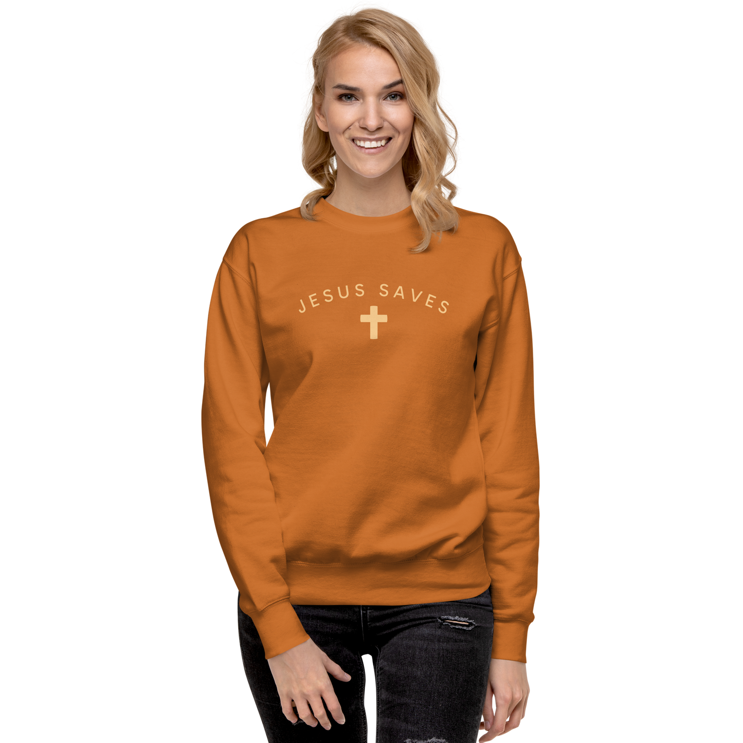 Unisex Jesus Saves Sweatshirt