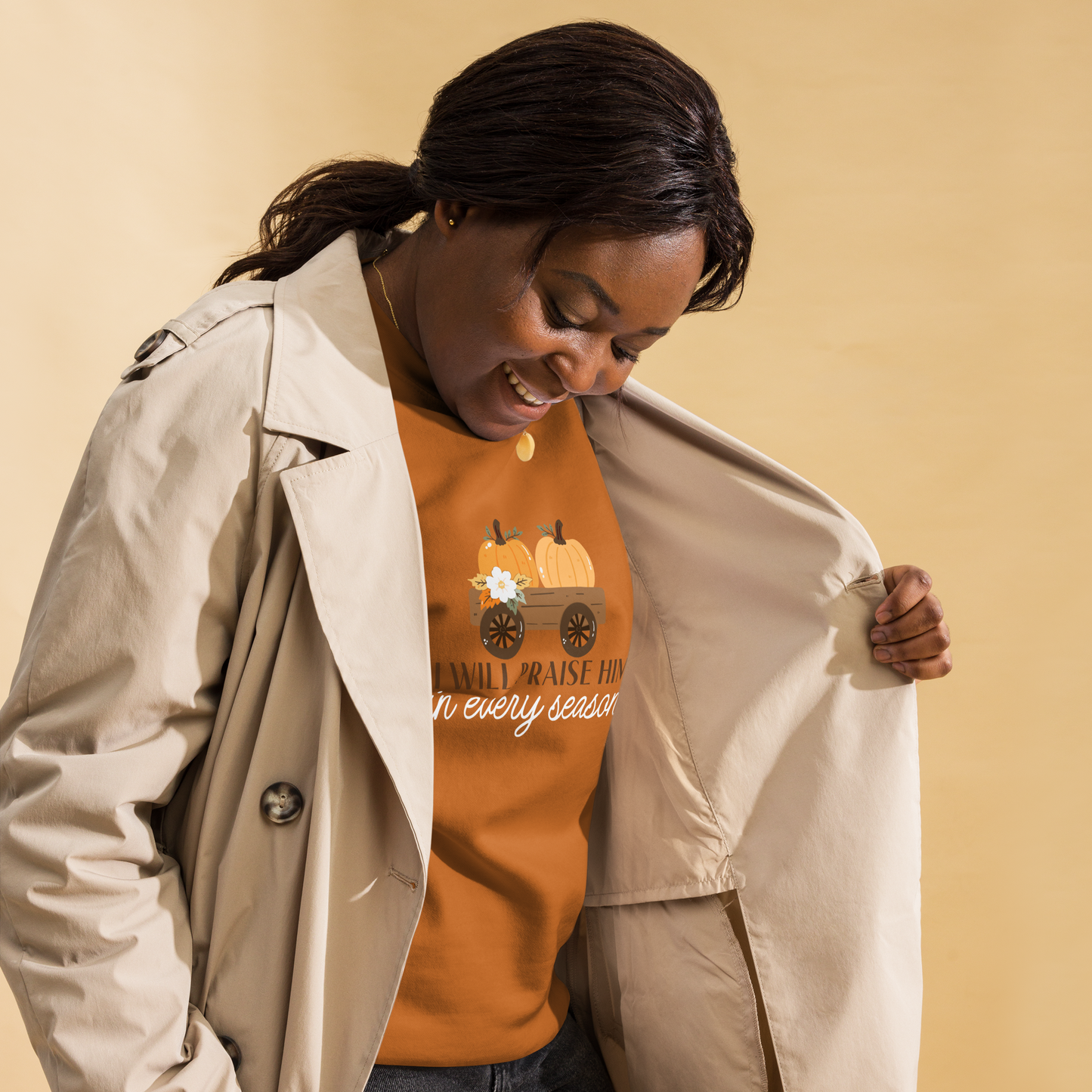 I Will Praise Him In Every Season Sweatshirt - Fall Sweatshirt