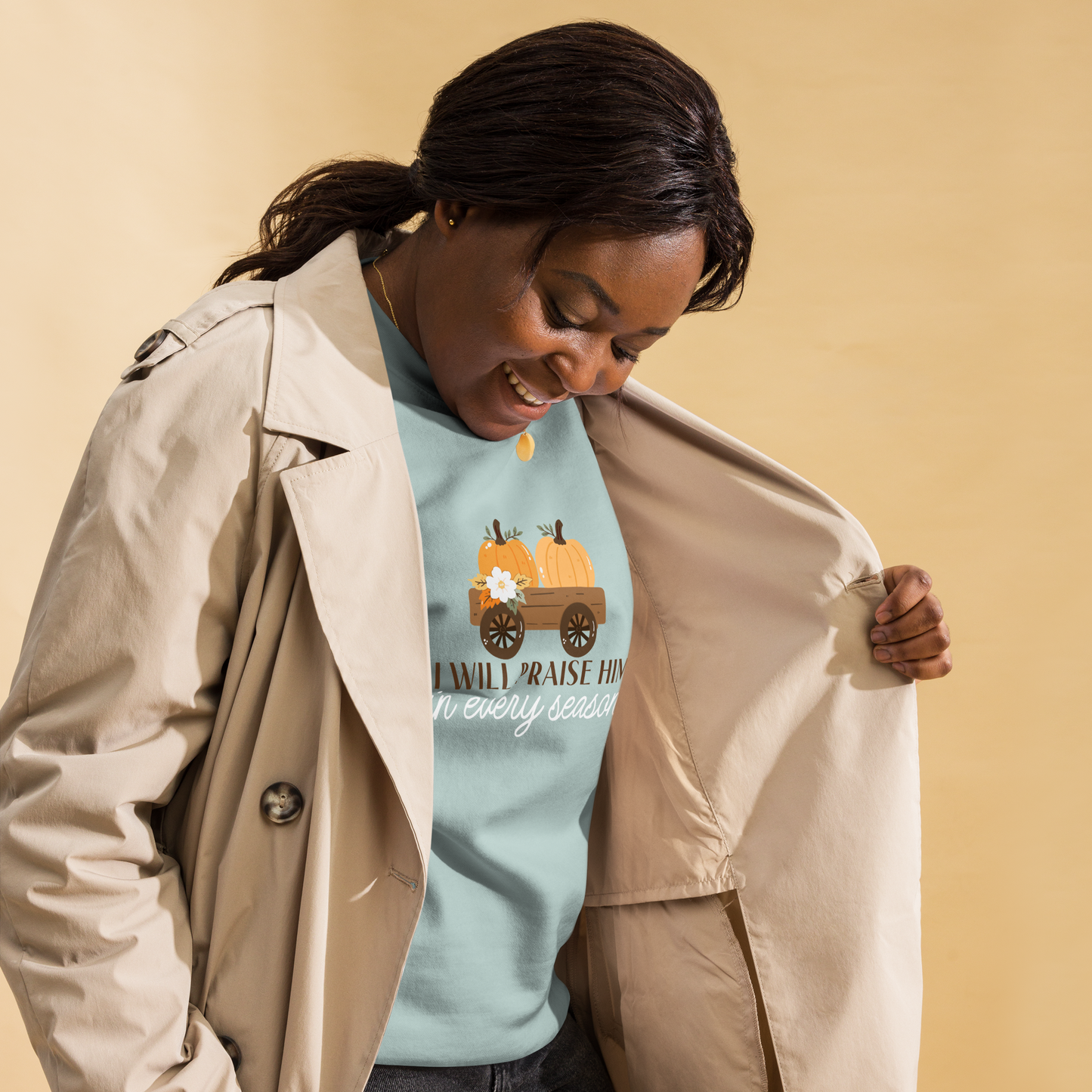 I Will Praise Him In Every Season Sweatshirt - Fall Sweatshirt