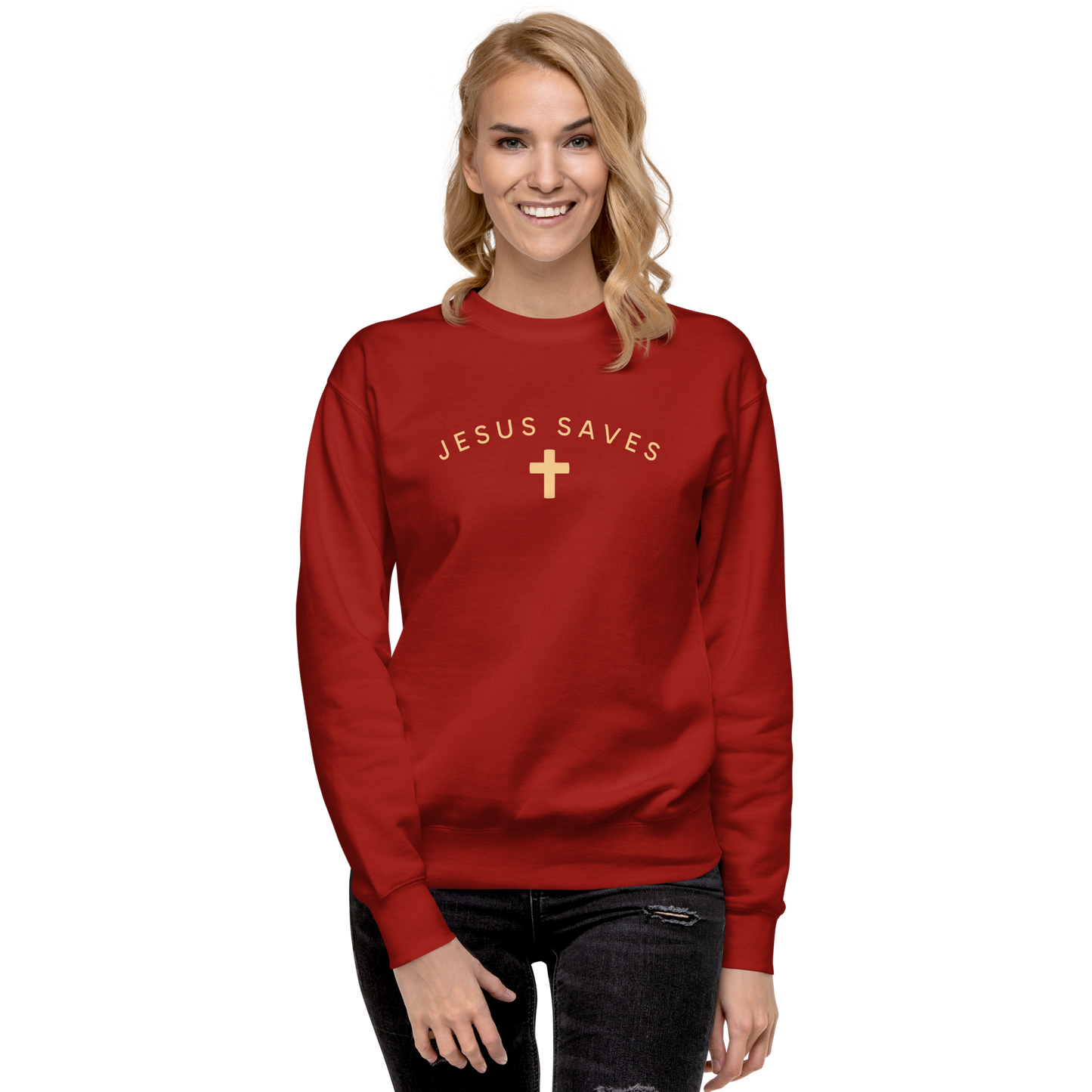 Unisex Jesus Saves Sweatshirt