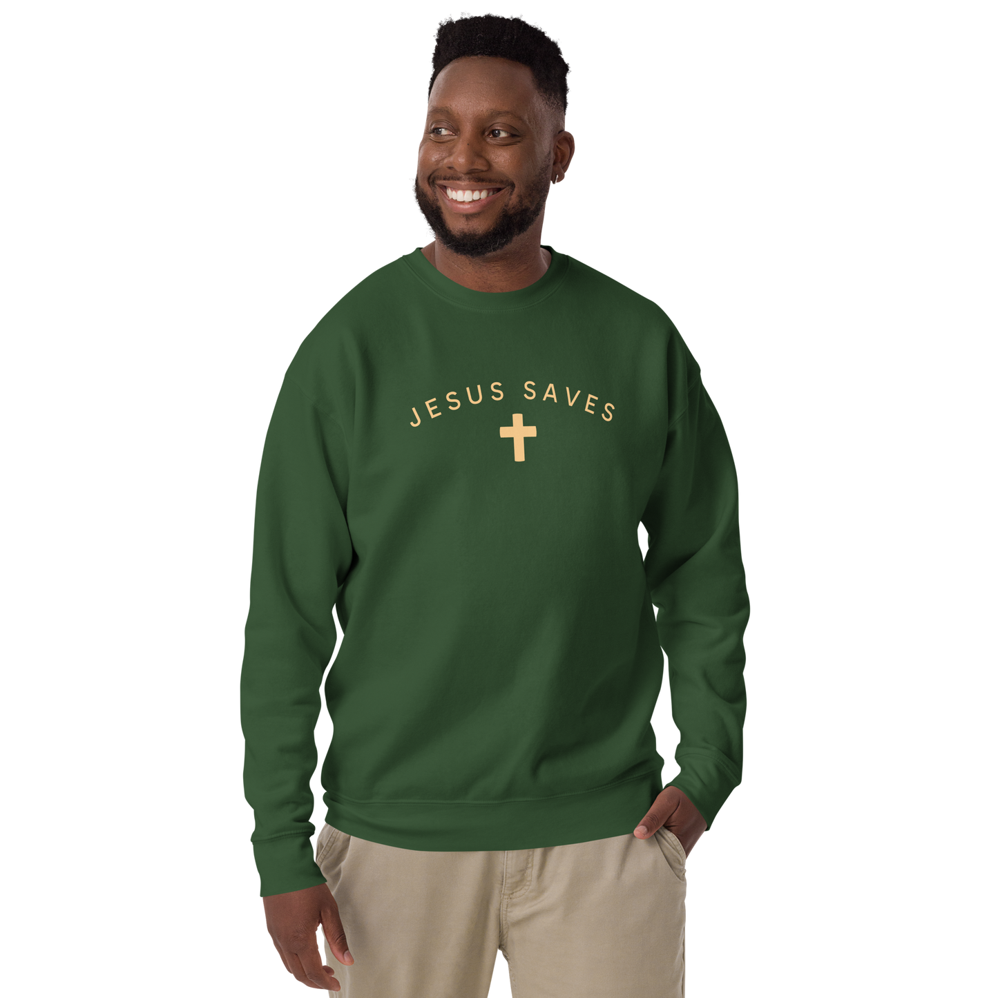 Unisex Jesus Saves Sweatshirt
