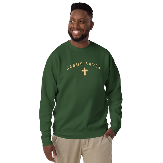 Unisex Jesus Saves Sweatshirt