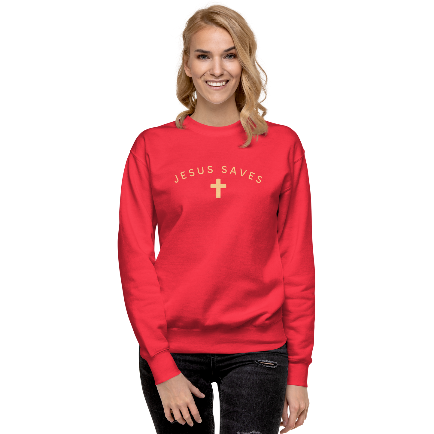 Unisex Jesus Saves Sweatshirt